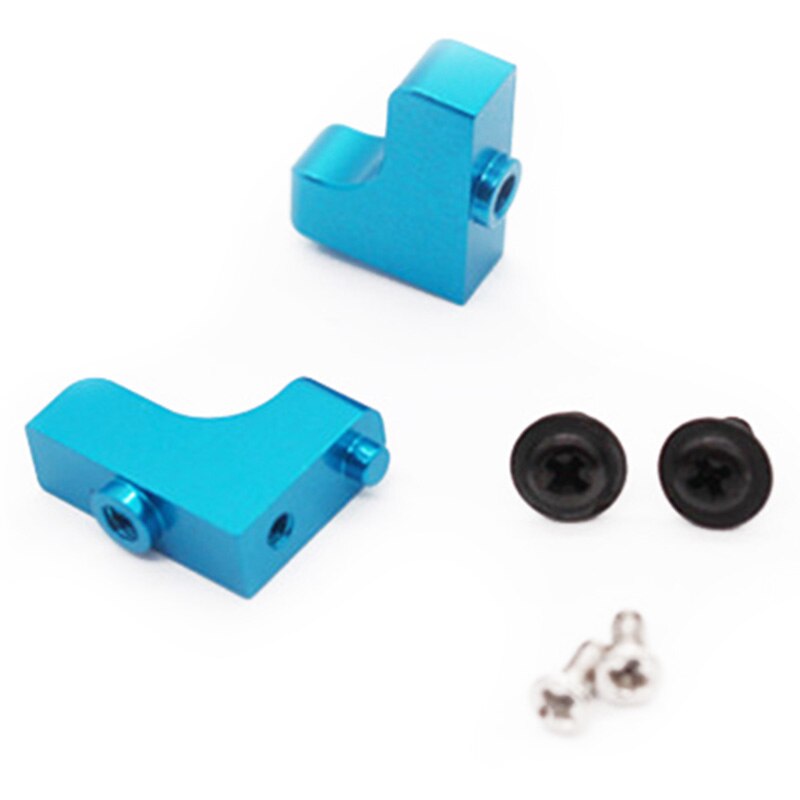 Wltoys a959b, piezas de Servo wltoys, asiento Servo 1/18, piezas de coche Rc, piezas de Metal para Wltoy A949 A959-B A969-B, piezas de coche rc: Blue