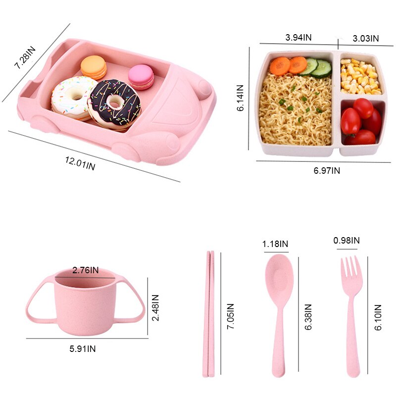 Assiette pour enfants en forme de voiture, jolie vaisselle pour la maison, assiette pour bébé, petit-déjeuner, plats à fruits, soucoupe, plateau, dessert, vaisselle