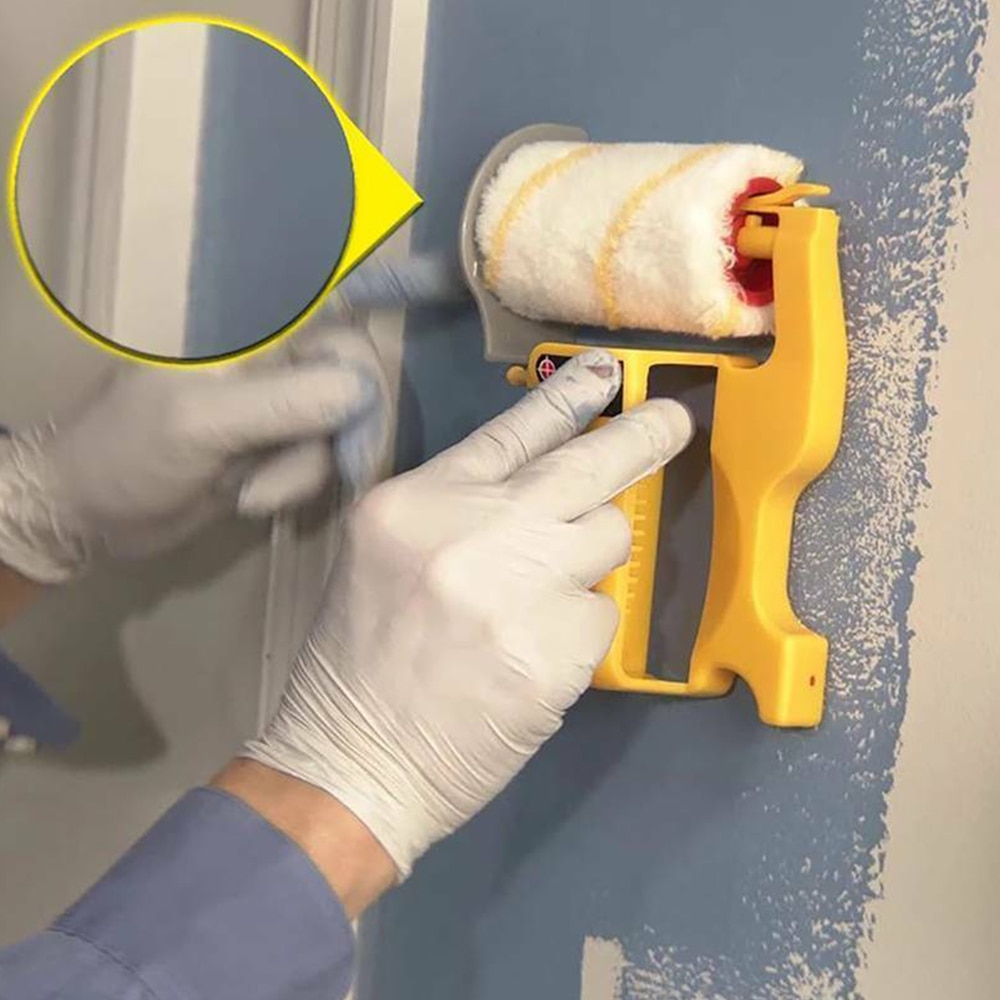 Ren-cut multifunktionel maling kanter rulle til hus væg indretning børste sikkert værktøj hjem værelse væg maleri lofter diy værktøj sæt