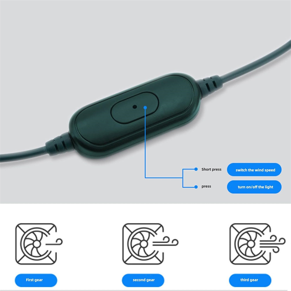 Ventilador de refrigeración para coche, dispositivo de ventilación eléctrico de poco ruido, Usb