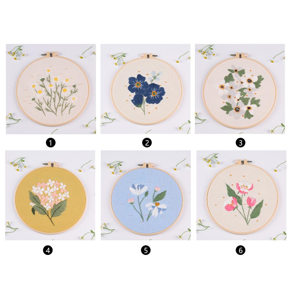 Circle Embroidery Kits ,Embroidery Set,Needlework Embroidery, Cross Stitch kits, Embroidery for Beginner, DIY Art Sewing Craft