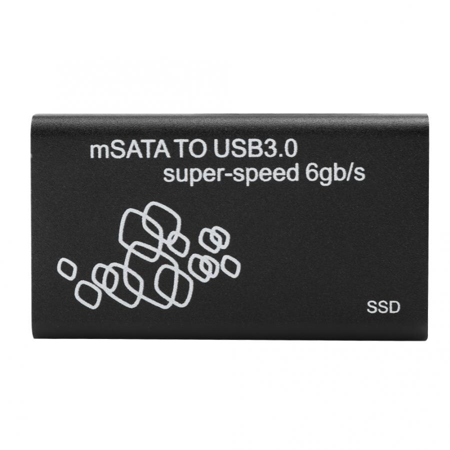 Mini USB portátil carcasa de disco de 1,8 pulgadas MSATA a USB 3,0, disco duro externo, carcasa de disco duro móvil, caja de cubierta