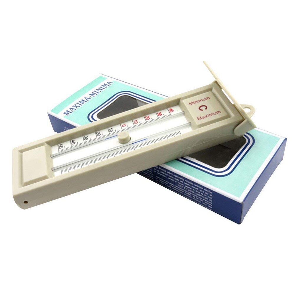 Max-Min Thermometer Greenhouse Planting Thermometer Indoor Outdoor Garden Greenhouse Wall Temperature Monitor