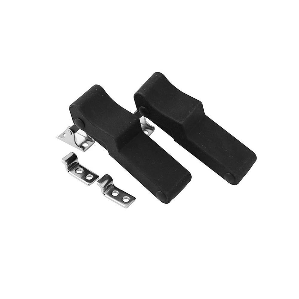 2pcs Front Storage Rack Rubber Latch Center Thermoplastic Elastomer Boat Latch Flexible Rubber Draw Latch