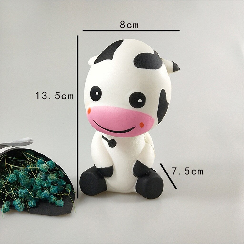 Cartoon Kawaii Cow Slow Rising Scented Squeeze Toy Collection Cure