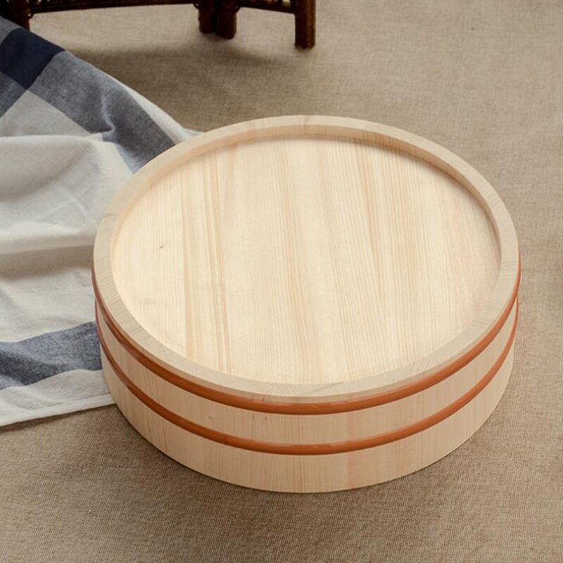 Bibimbap-tambor de madera para Sushi, olla de cocina japonesa, barril de madera, Cubo de cocina para Sushi