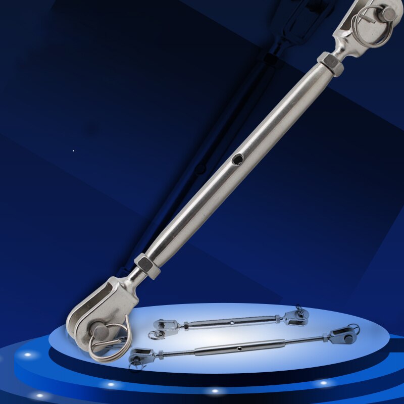 PT Covered Stainless Steel Turnbuckle - Adjustable 316 SS Tensioner For Sailboats & Rigging