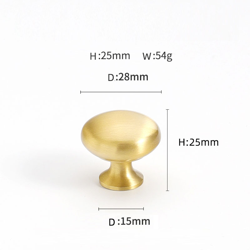 Brass Round Ball Furniture Handles Drawer Knobs Cabinet Gloden Wardrobe Door Pulls Modern Minimalist Bathroom cabinet: WHITE
