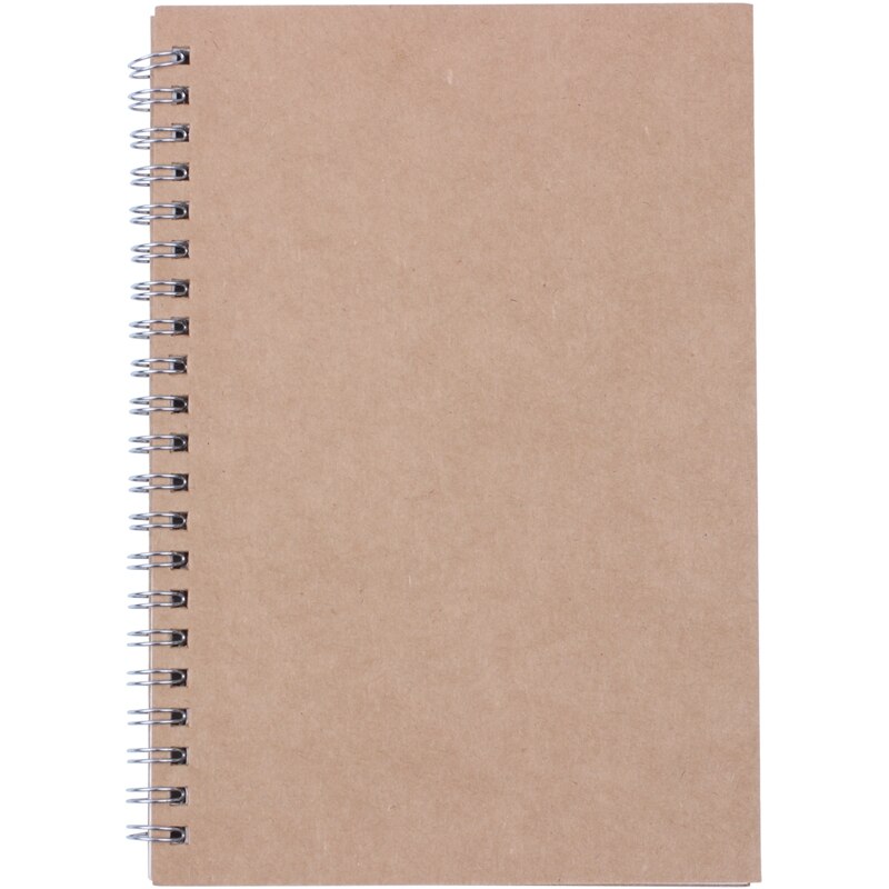 Simple Vintage 190x130mm 48 Sheets Spiral Notebook Daily Weekly Planner Book Time Management Planner School Supplies