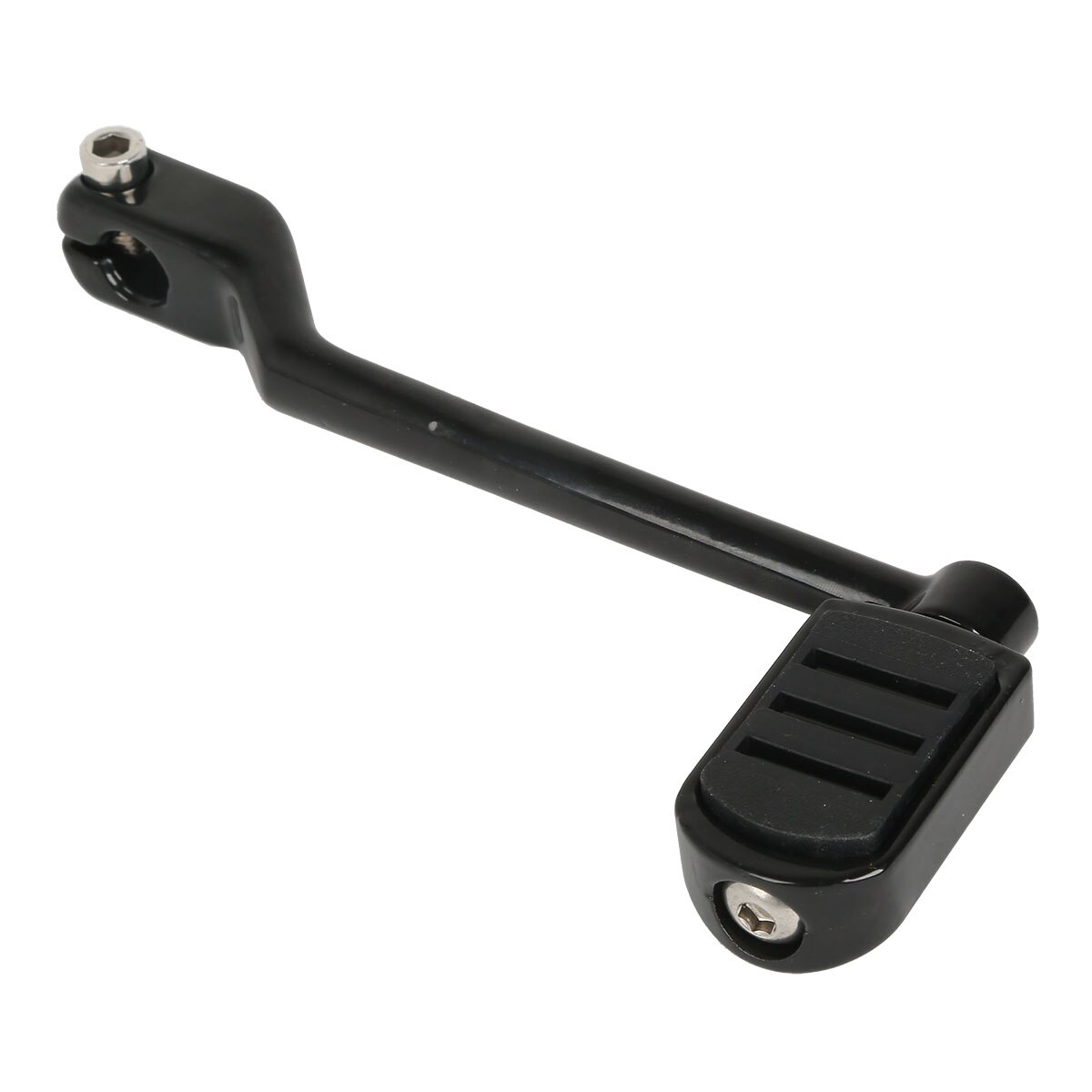 Motorcycle Inner Shift Shifter Arm Rod Lever Shaft Pedal Cover For Harley Street Glide Road King1984: Black Rear Pedal