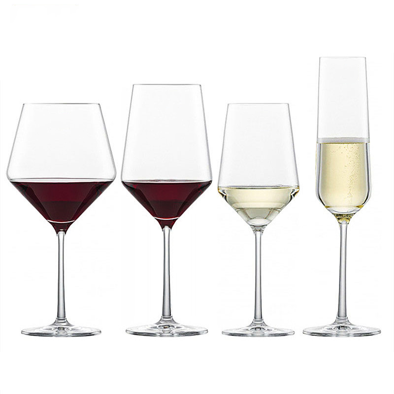 Europäischen Stil REINE Serie Kristall Glas Ultra-dünne Wein Glas Champagner Becher transparent Raute Tasse Rotwein Gläser