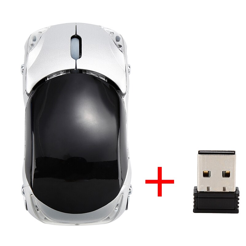 2.4GHz 1200DPI Auto Vorm Draadloze Optische Muis USB Scroll Muizen Computer Professionele Voor PC Laptop Met USB ontvanger: 4