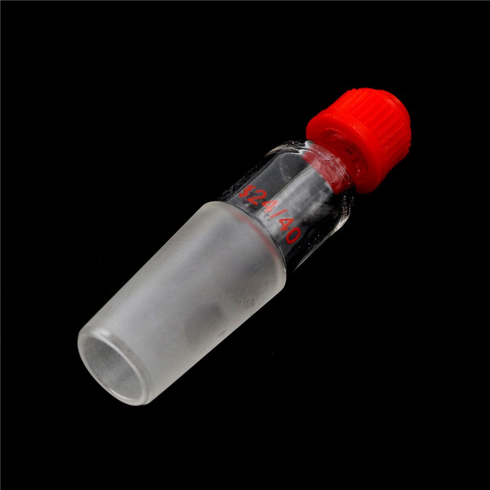 24/40 Glass Thermometer Adapter With Thread Ground Scock Joint Screw Bushing Lab Supplies