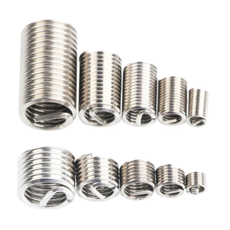 150Pcs Rvs Helicoil Thread Repair Insert Kit M3 M4 M5 M6 M8 Moer Kit Crew Mouwen Set Vervanging