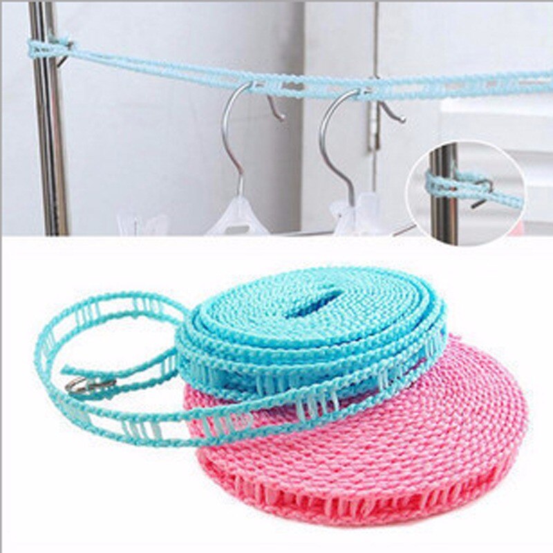 1pc Nylon Wäscheleine Tragbare draussen Reisen Geschäft Waschen Kleidung Linie 3m/5m Liefern Starke Wäscheleine Seil