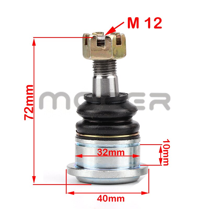 1set 12mm 32X10mm Welding Swing Control Arm Ball joint Kits Fit For ATV UTV Go Kart Buggy Golf Quad Bike Parts
