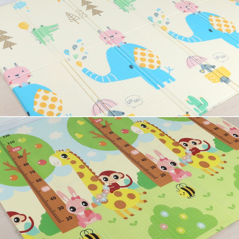 180cm XPE Baby Playmat voor Childrens Mat Wasbare Kids Tapijten Baby Spel Matten Educatief Baby Kruipen Mat Baby Tapijt mat PX32