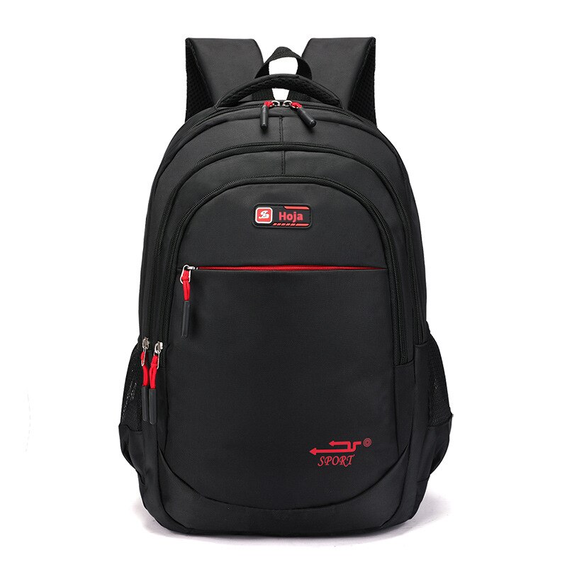 Affaires 15.6 pouces sac à dos pour ordinateur portable étanche grand Style décontracté mâle sac à dos pour ordinateur portable hommes Mochila Nylon sac de voyage: red