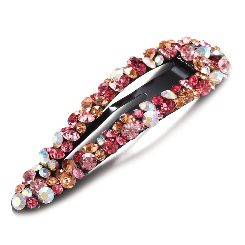 Meisjeshaarklauw geometrische imitatieparel haarspeld krab retro hartvormige kristallen haarspeldjes haaraccessoires voor vrouwen: F328d