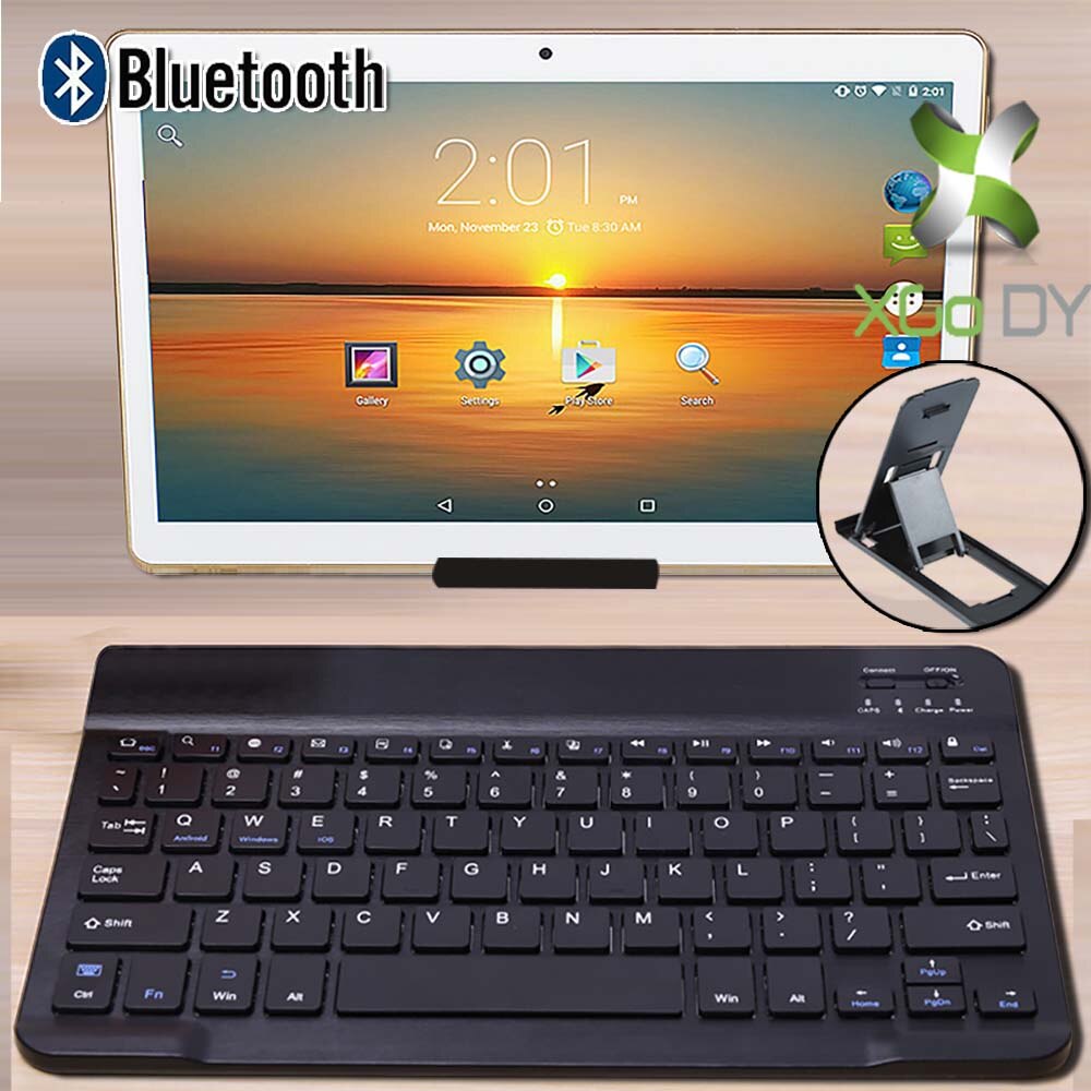 Ultra cienki bezprzewodowa angielska klawiatura Bluetooth dla XGODY kolory/GA10H/K109 10.1 &quot;/K10T/T1001/T11D/T93Q 9&quot;/V11 klawiatura tabletu