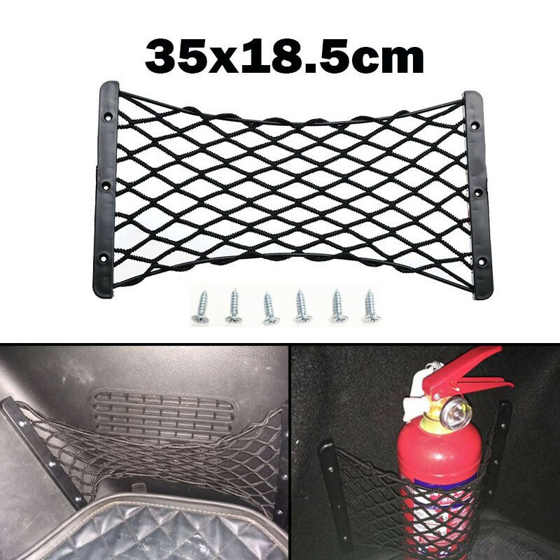 Fickförvaring mesh nät brandsläckare 35*18.5cm organizer montering