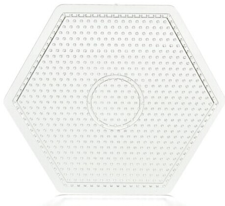 Fuse Beads Square Puzzle Pegboards Patterns For 5 mm Hama Beads Perler Beads DIY Puzzles Kids Craft: hexagon