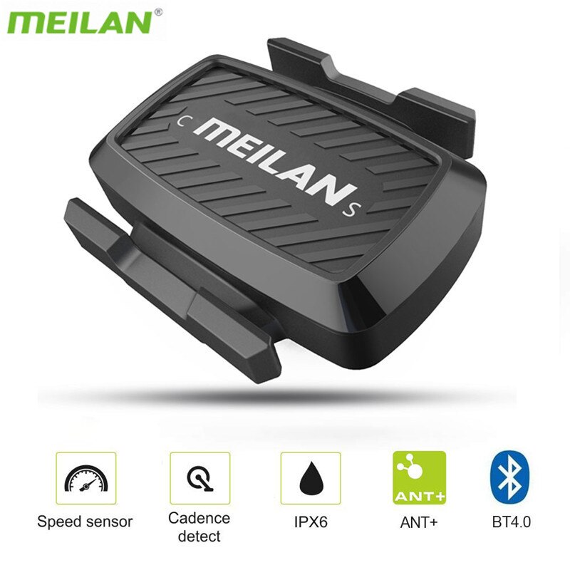 MEILAN Computer speedometer ANT+ Speed and Cadence C3 C1 Wireless Bluetooth BT4.0 sensore for bicycle computer, Cycling watch