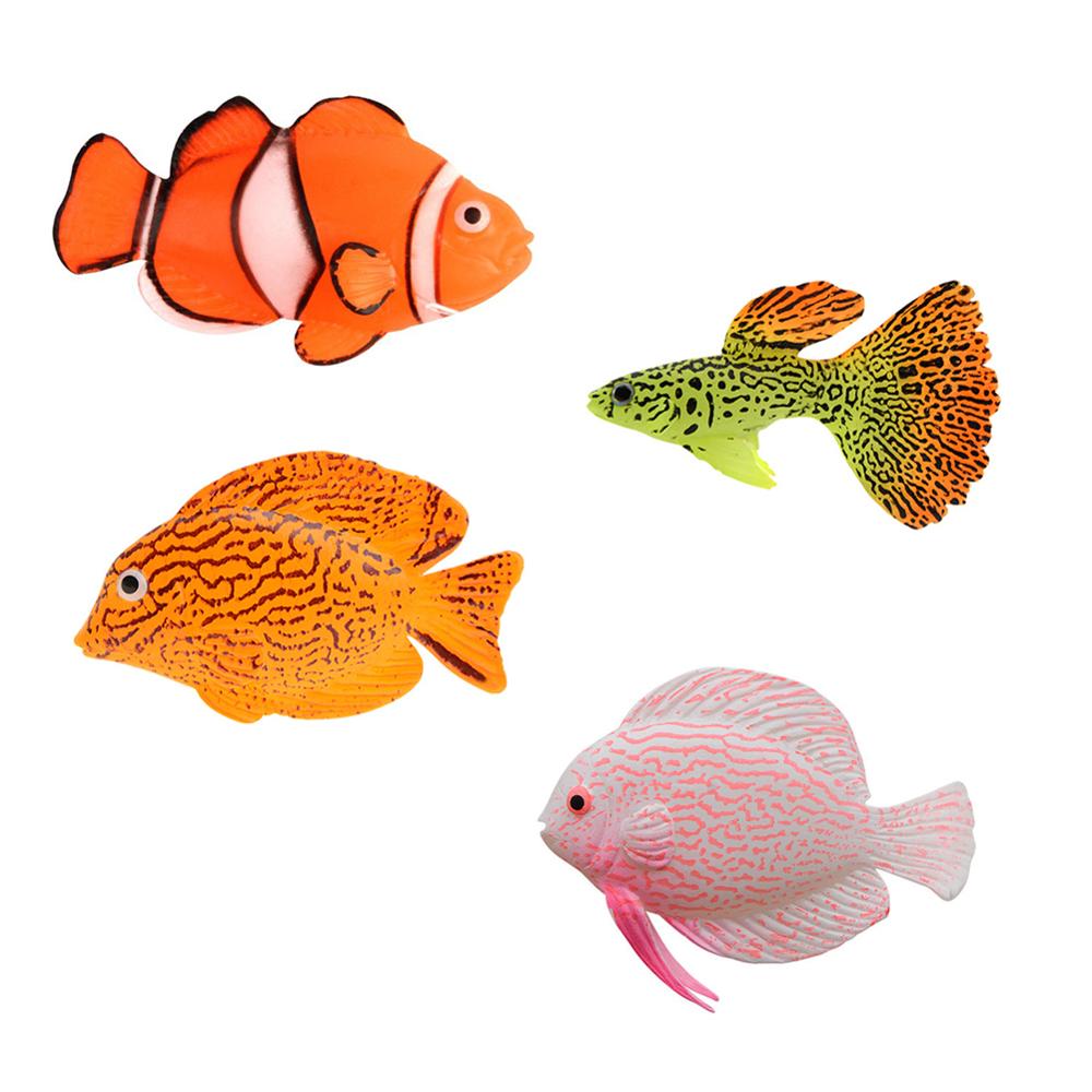 Glow In The Dark Kunstmatige Aquarium Goudvis Ornament Aquarium Kwallen Voor Tuinornament Aquarium Decoratie