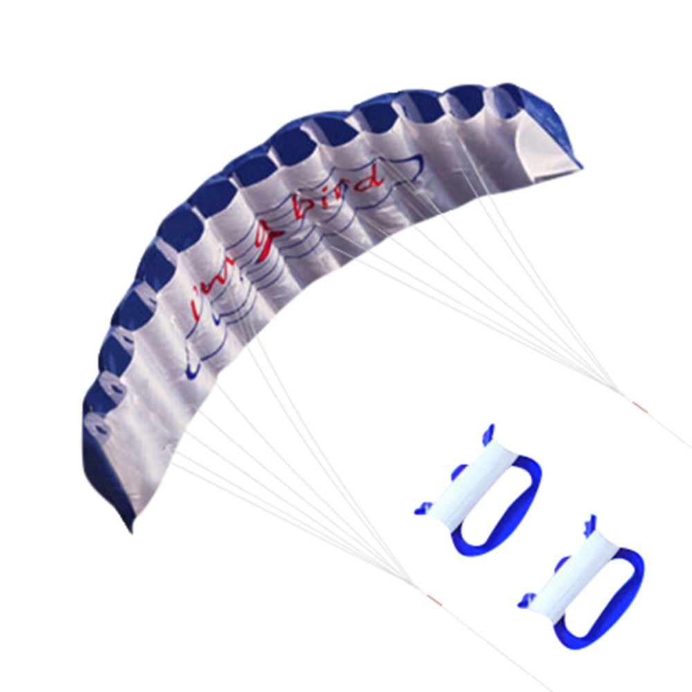 Inflatable Kite 1.4m Soft Power Kites Outdoor Fun Toys Parafoil Parachute Dual Line Surfing vliegers voor kinderen #LR3