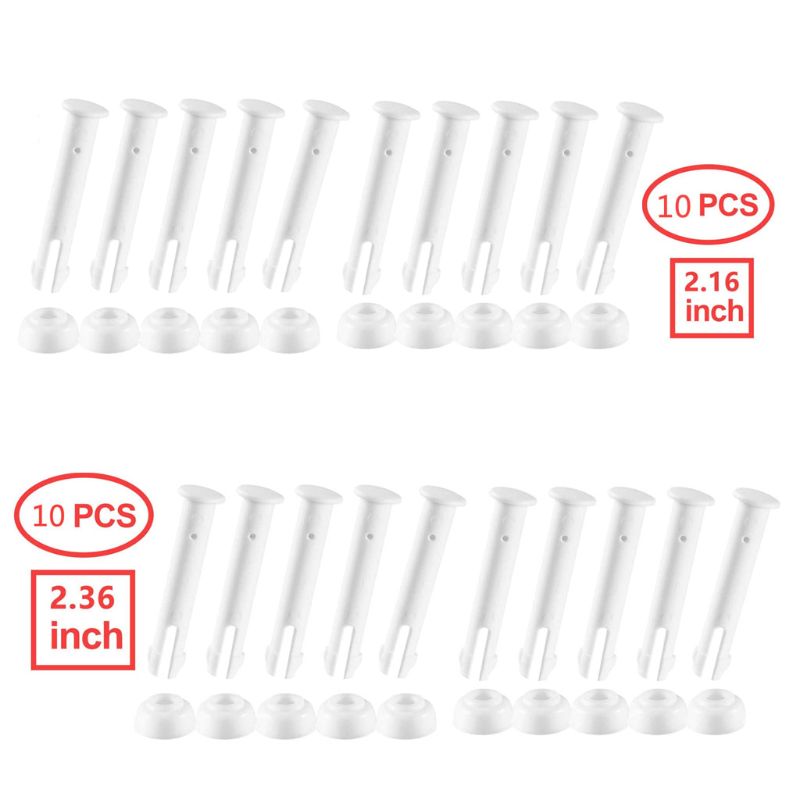 10 pièces goupilles et joints de Joint de piscine en plastique pour Intex 13ft-24ft piscines à ossature métallique 449C