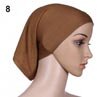 Pañuelo islámico musulmán para la cabeza para mujer, cubierta de algodón, Hijab, 943W,: Camel