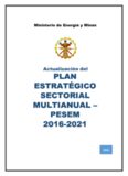 planen estratégico sectorial multianual -pesem