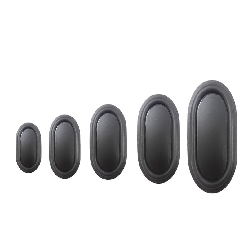 2PCS Oval Shape Bass Diaphragm Rubber DIY Speaker Plate Passive Radiator Auxiliary Bass Vibration Plates 2040-6090