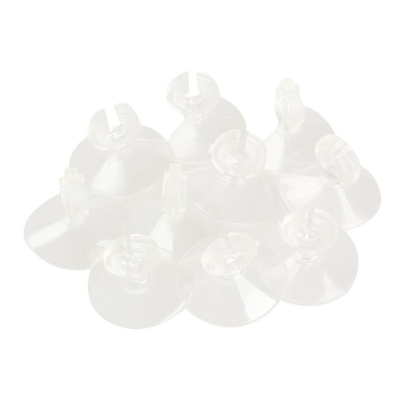 10 stuks siliconen aquarium zuignap zuignap houder zuignap voor aquarium pomp luchtslang 4/6mm aquatische huisdierbenodigdheden: Default Title
