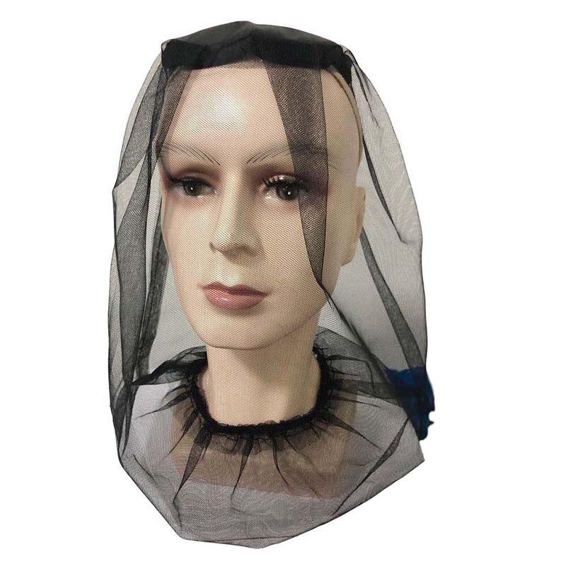 rozpylać na komary kapelusz siatka na głowę czapka wędkarska pszczelarstwo czapka z siateczką owady zapobieganie robakom pokrowiec na główkę podróż kemping czapki: czarny