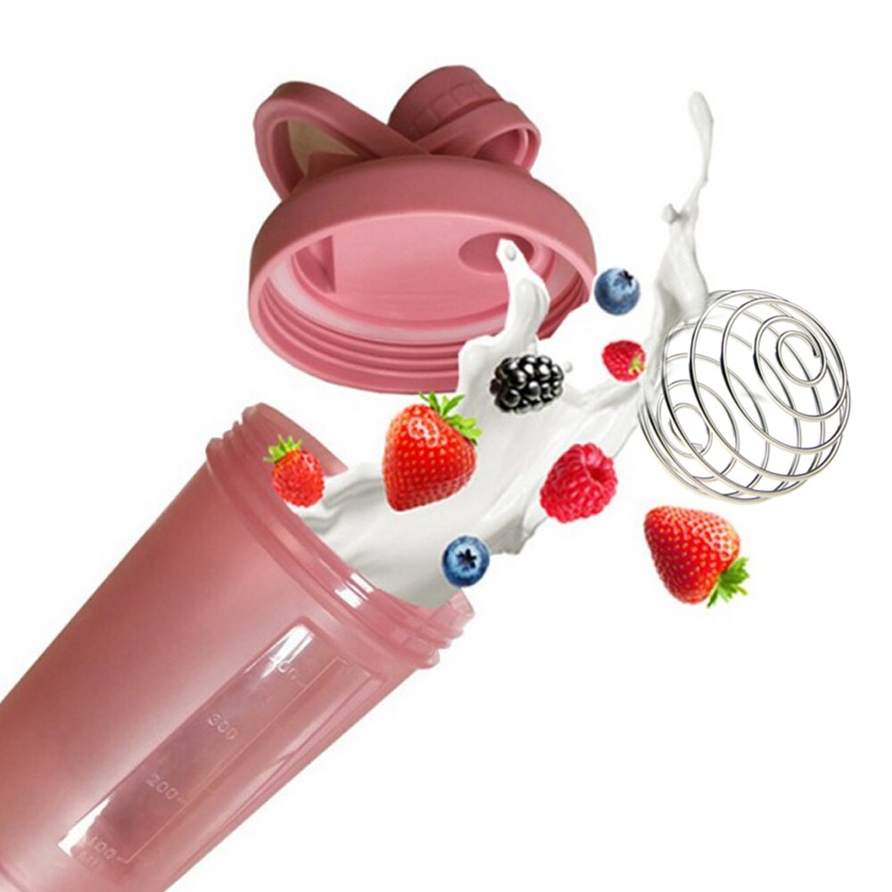 Stainless Steel Whisk Ball Mixed Shaker Bottle Protein Fitness Water Bottle Juice Milk Mixer Mixing Bar Drink Gadgets Set 1/5Pcs
