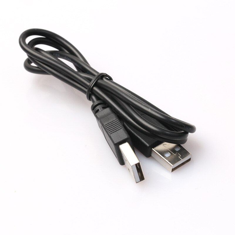 Double USB computer extension cable 0.5M 1.2M USB 2.0 Type A Male to A Male Cable Hi-Speed 480 Mbps Black: 0.5m