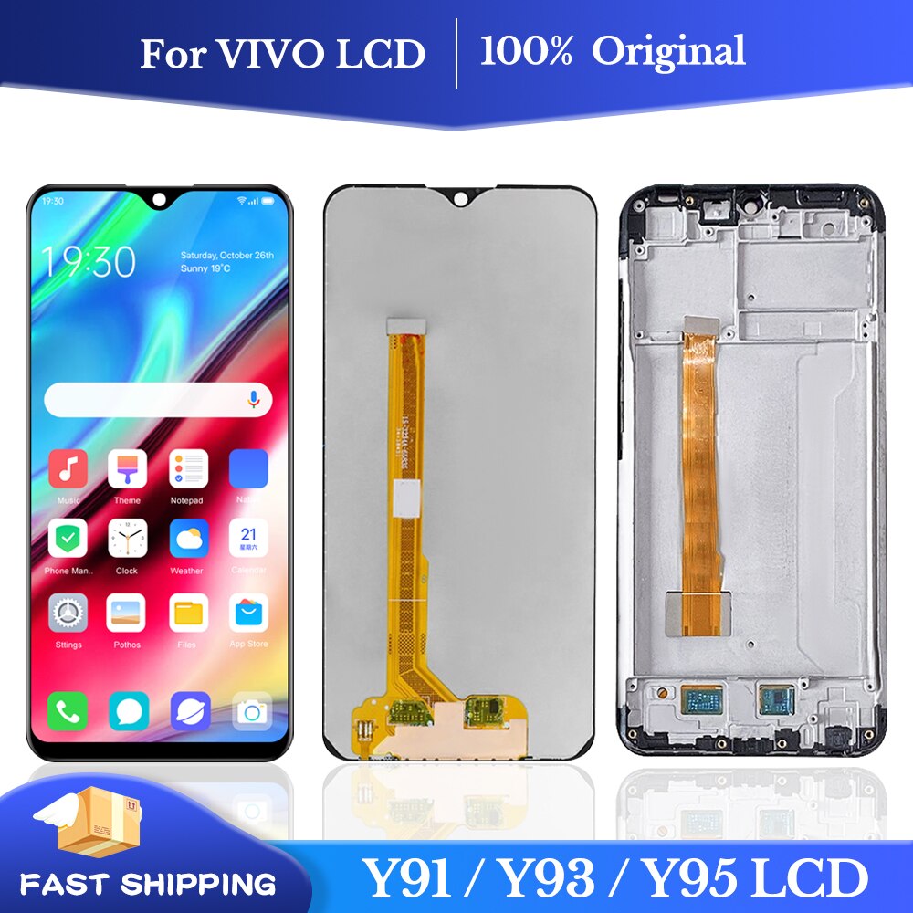 6.22 &quot;&#39;Original Für VIVO Y91 Y91i Y91c LCD Display Bildschirm Touch Digitizer Montage Für VIVO Y93 Y93s Y93st Y95 mit Rahmen Ersetzen