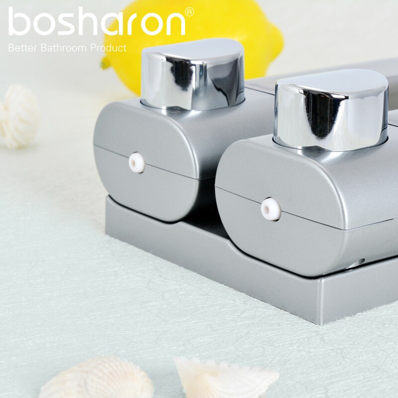 Dispensador de jabón líquido de montaje en la pared, botellas de detergente de plástico, dispensadores de Gel de ducha y champú para Hotel, accesorios de baño y cocina para el hogar