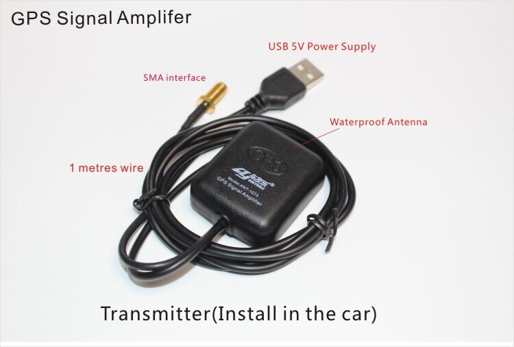GPS Antenna GPS signal Amplifier receiver+transmitter USB connector,amplifying GPS signal for navigation system navigator phone
