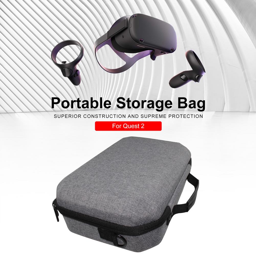 Hard EVA Travel Storage Bag For Oculus Quest 2 Virtual Reality Portable Protective Case Carrying Box Cover For Quest2 System