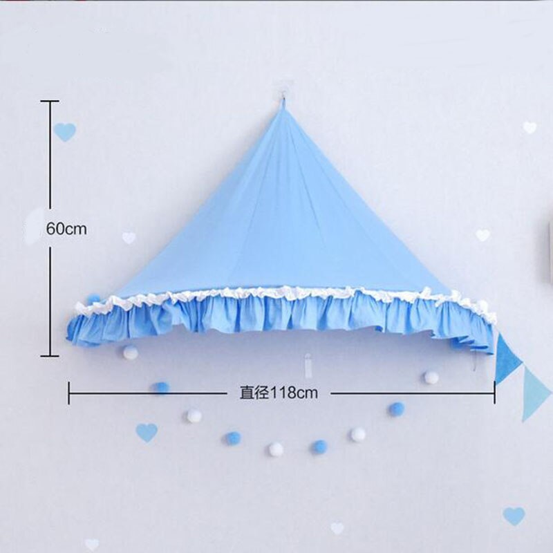 Tentes pour enfants pour enfants jouer maison pliable princesse tipi Wigwam bébé lits à baldaquin avec Net pépinière canapé lecture coin décor