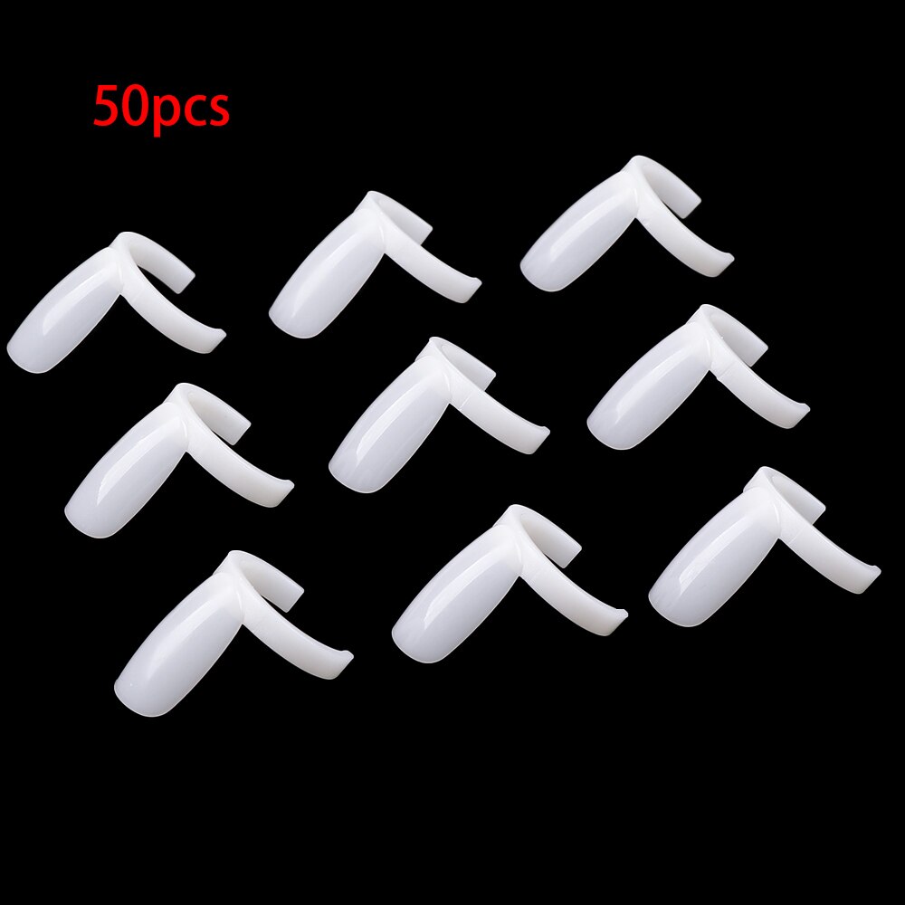 50 stk nail art tips display praksis farve ring neglelak farveprøver negle farve prøve negle kunst værktøjer praksis udstyr: Default Title