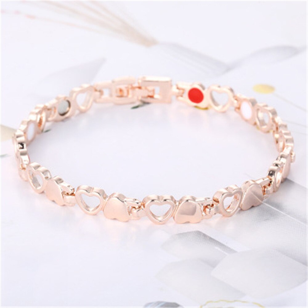 Gesunde Energie Armband Frauen Charme Schmuck Männer Armband Hearted Edelstahl Gesundheit Pflege Magnetische Armband Link Kette