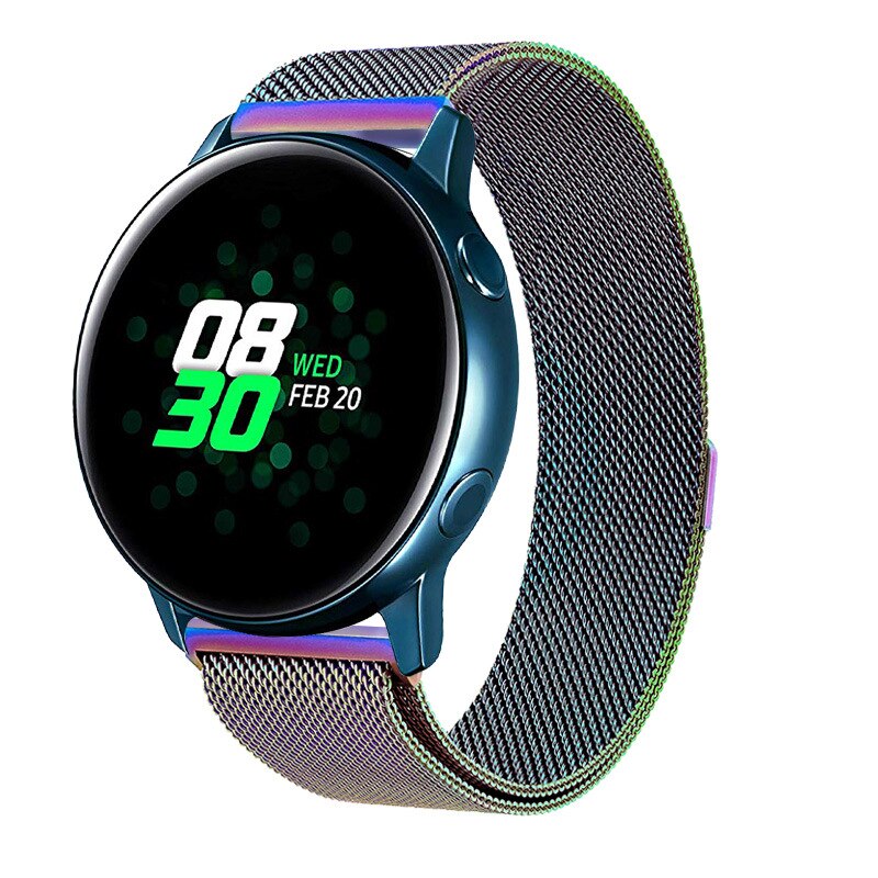 20mm 22mm milanese strap for Samsung galaxy watch 46mm 42mm gear S3 frontier huawei watch gt 2 active 2 amazfit bip band: colour / 20mm
