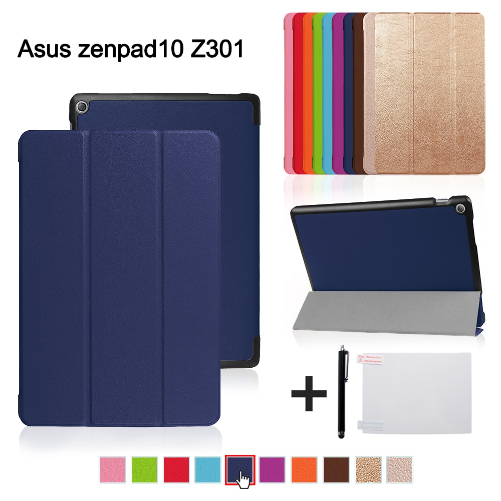 Cover Case for ASUS Zenpad 10 Z301MLF Z301ML Z301 Shockproof Protective magnetic PU 10.1" Tablet Case