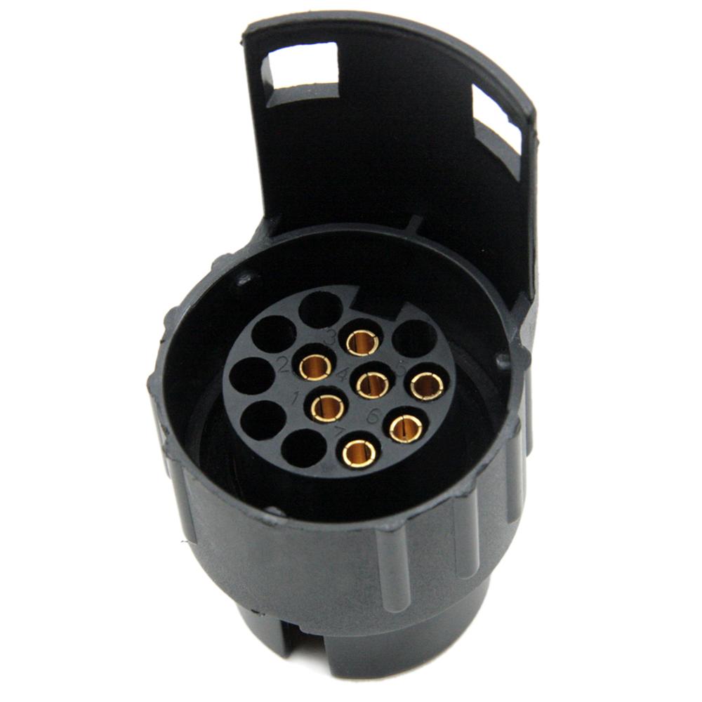 Tirol P3 7 Tot 13 Pin Trailer Plug Black Frosted Materialen Trailer Bedrading Connector 12V Towing Plug N Type t22774