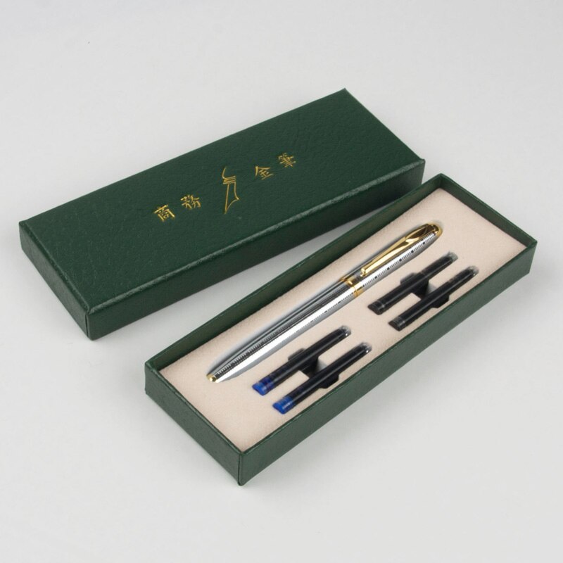 luxury fountain pen 0.5MM INK PEN for writing Fine Signature Pen School Office Supplie Caneta Stationery: Q