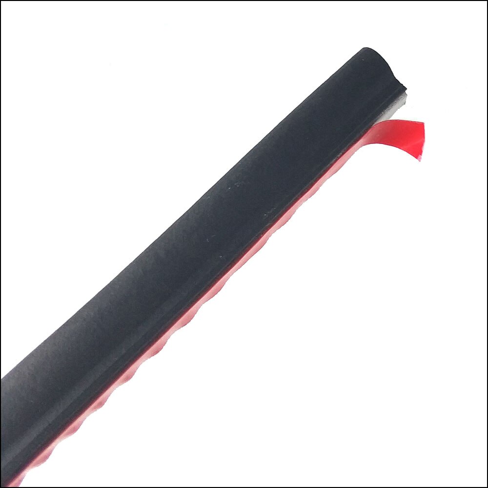 6 Meter Kleine D Type Voertuig Tochtstrip zelfklevende Auto Rubber Seal Geluidsisolatie Autodeur Afdichtstrip