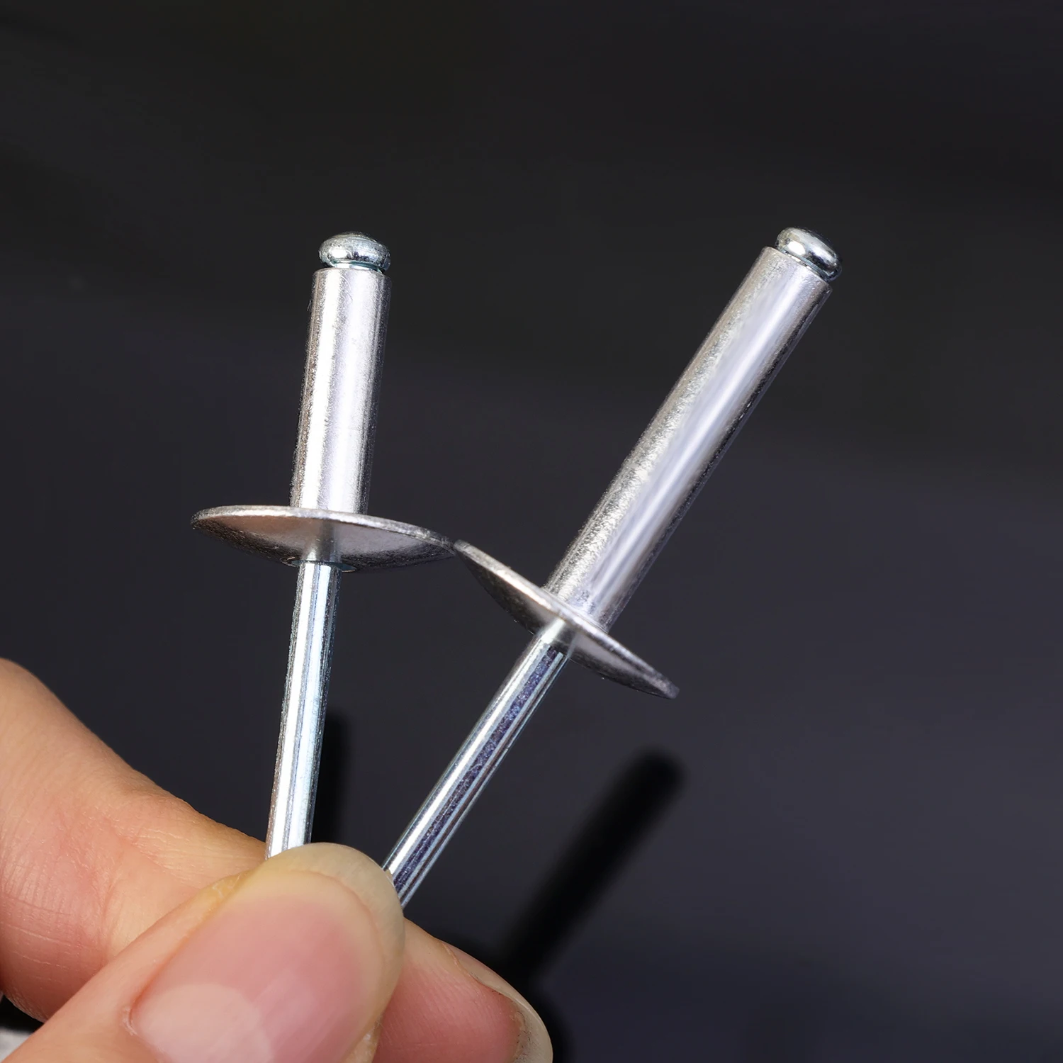 Remaches ciegos de brida grande, Kit surtido de remaches ciegos Pop de aluminio, clavos de tornillo, conducto, remache de barco, herrajes para el hogar, 100/20 piezas